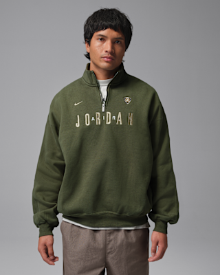 Jordan Flight Men's Graphic Fleece 1/4-Zip. Nike ID